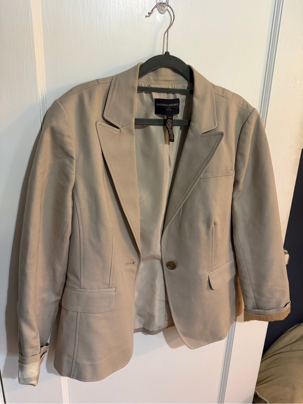 Banana Republic Light Tan Women's Blazer